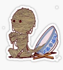 Spaghetti Mummy Sticker