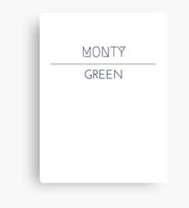 Monty Green Canvas Print