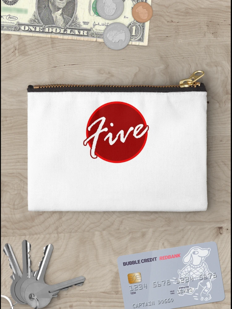 Thumbnail 3 of 4, Zipper Pouch, Number Five designed and sold by dejava.