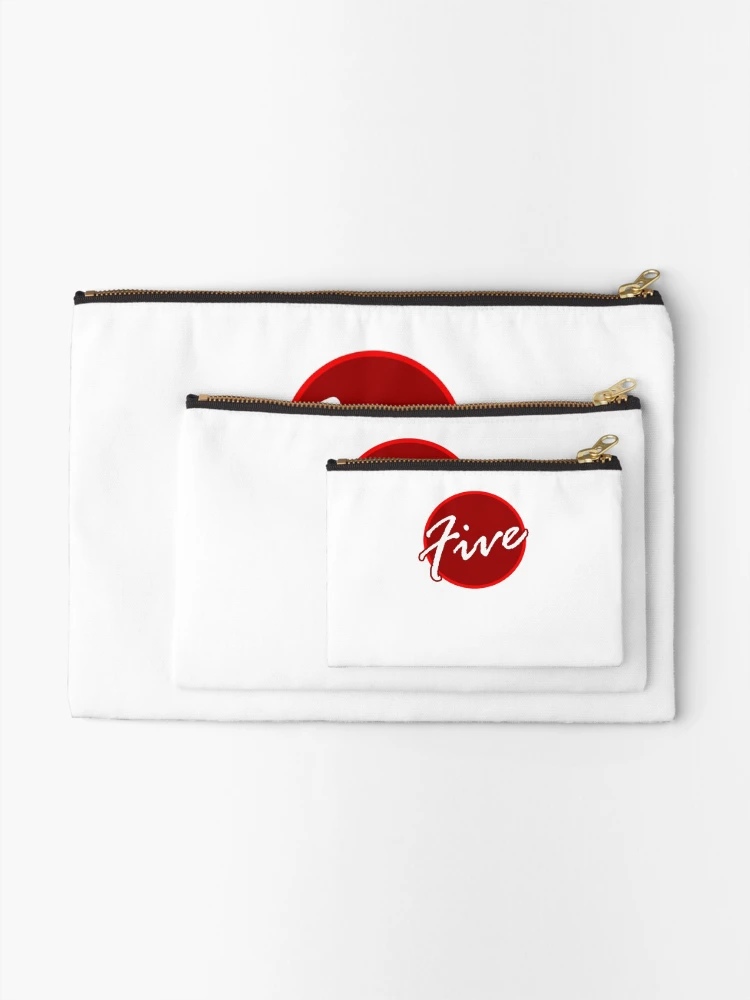 Thumbnail 2 of 4, Zipper Pouch, Number Five designed and sold by dejava.