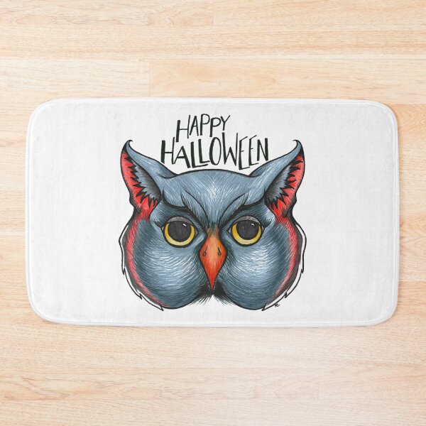 Item preview, Retro Owl Face - Happy Halloween designed and sold by The White Bat.