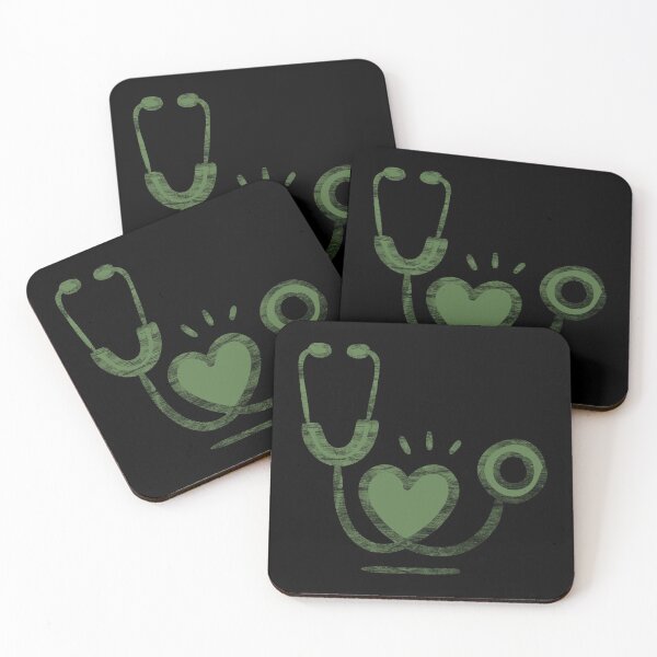 Item preview, Hunter Green Stethoscope designed and sold by AllRyeTea.