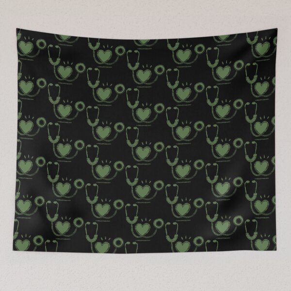 Item preview, Hunter Green Stethoscope designed and sold by AllRyeTea.