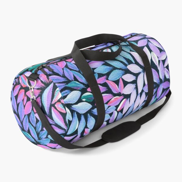 Item preview, Medical Leaves Pink and Ice Blue Emu Feathers Australian Aboriginal Art  designed and sold by GhostGumDesigns.