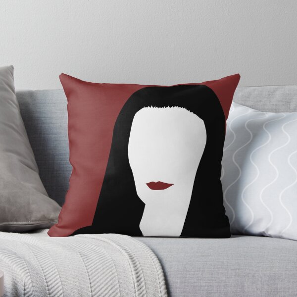 Morticia Addams from The Addams Family Throw Pillow