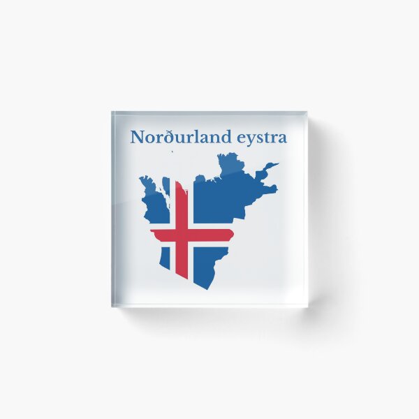 Item preview, Iceland Northeastern Region Map. designed and sold by marosharaf.