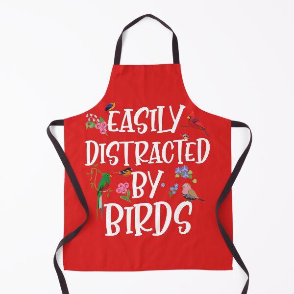 Item preview, Funny Quote Easily Distracted By Birds designed and sold by PURPLE DIAMOND.