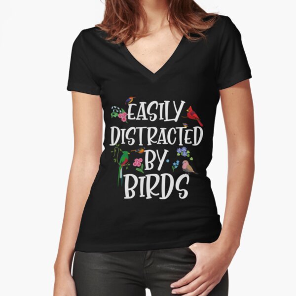 Item preview, Funny Quote Easily Distracted By Birds designed and sold by PURPLE DIAMOND.