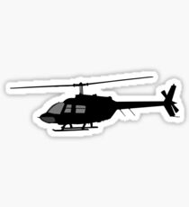 Urban Chopper Helicopter Silhouette Sticker