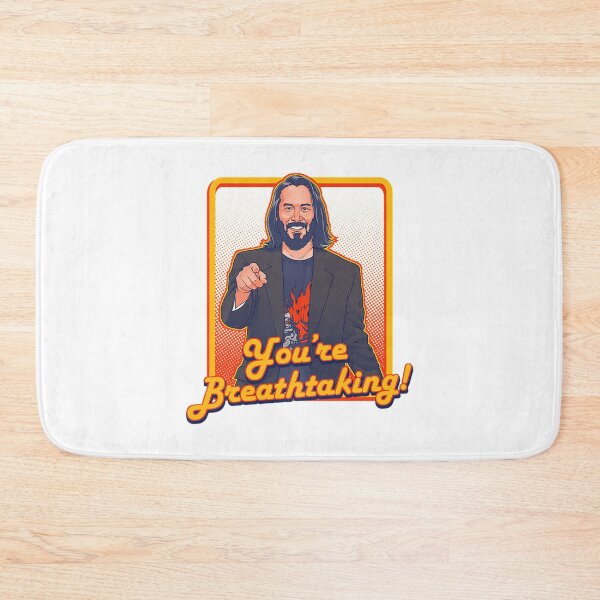 Item preview, Keanu Reeves T-Shirt You're Breathtaking! designed and sold by CarmarHamlyn.