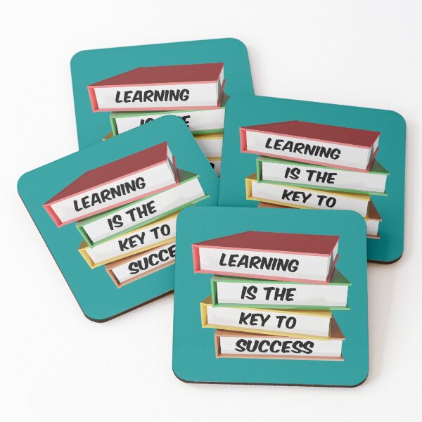 Item preview, Learning is the Key to Success Inspirational Quote designed and sold by bradm50.