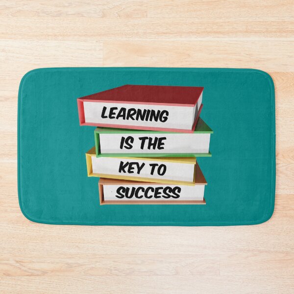 Item preview, Learning is the Key to Success Inspirational Quote designed and sold by bradm50.
