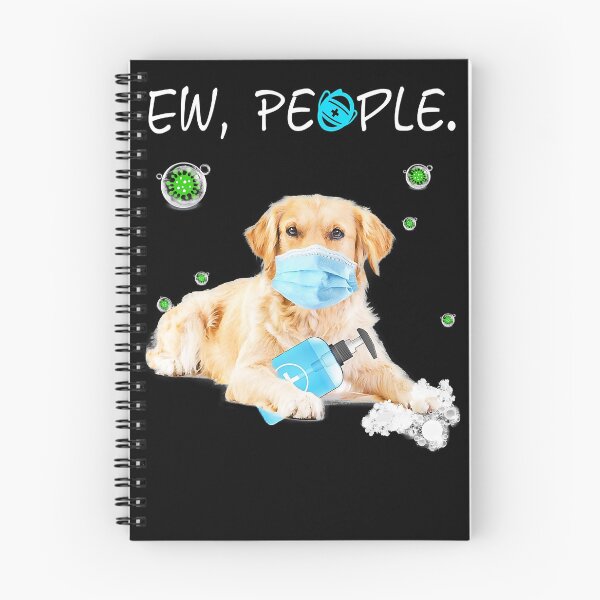 Item preview, Ew People Golden Retriever Dog Wearing A Face Mask designed and sold by JamesClarke84.