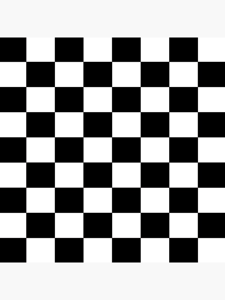 Black And White Checkered Wall Art.