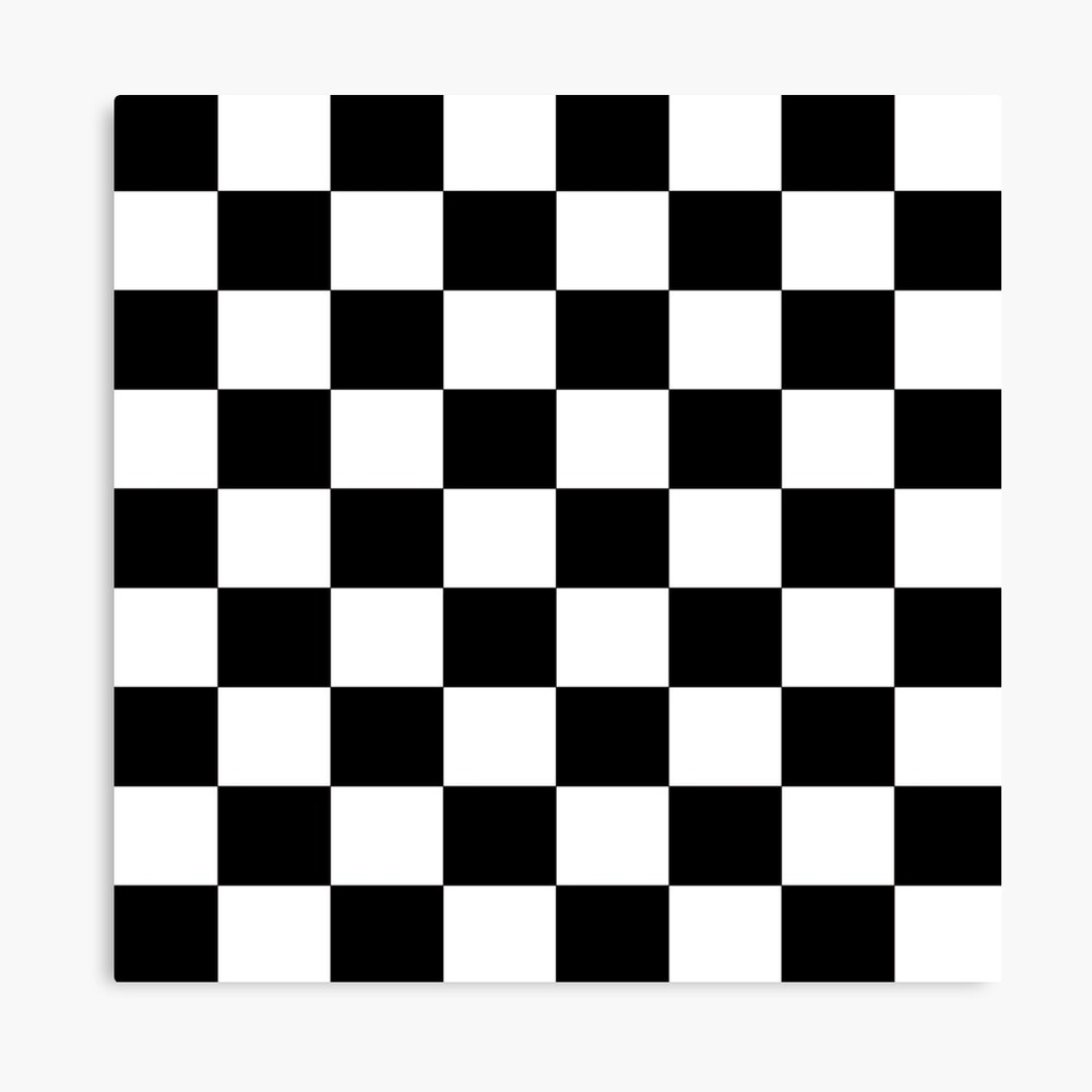 checkerboard black and white