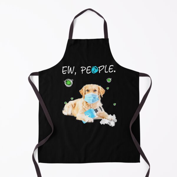 Item preview, Ew People Golden Retriever Dog Wearing A Face Mask designed and sold by JamesClarke84.