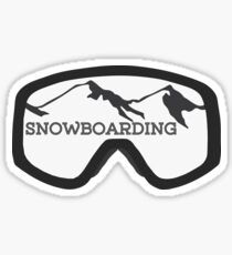 Snowboarding Sticker