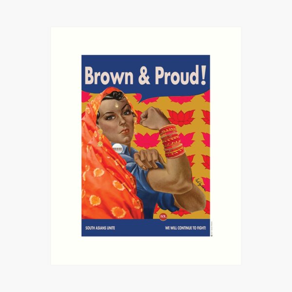 Aperçu de l'œuvre Impression "Brown & Proud" créée et vendue par alyssaadvano.