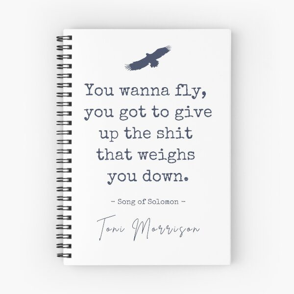 Item preview, You Wanna Fly - Toni Morrison Quote designed and sold by BeakHouse.
