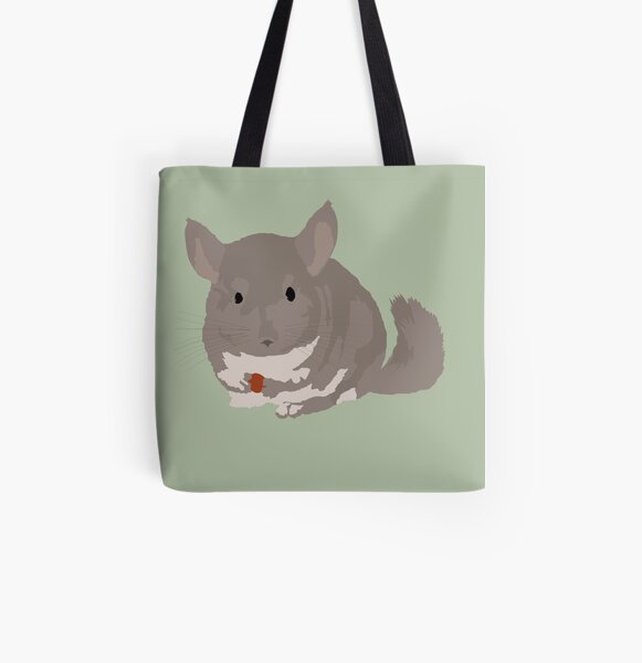 Chinchilla All Over Print Tote Bag