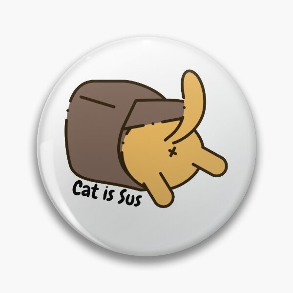 Item preview, Cat Is Sus- Funny Cat  designed and sold by Kriti Rastogi.