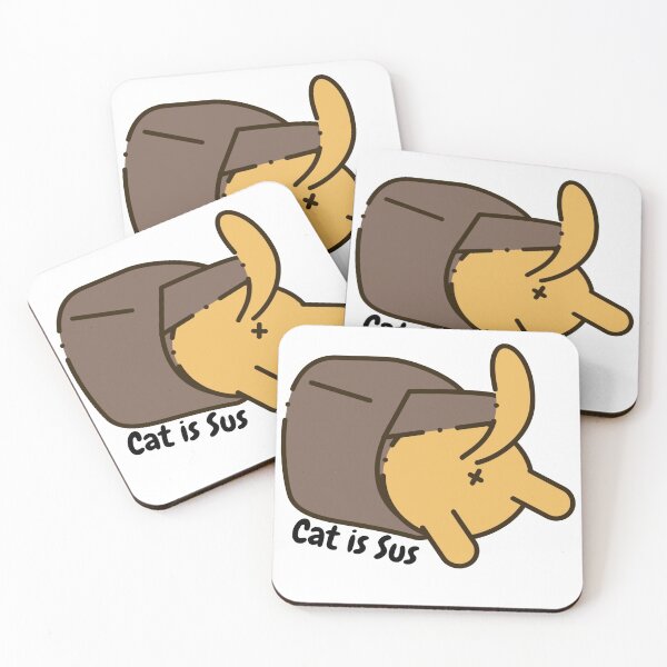 Item preview, Cat Is Sus- Funny Cat  designed and sold by Kriti Rastogi.