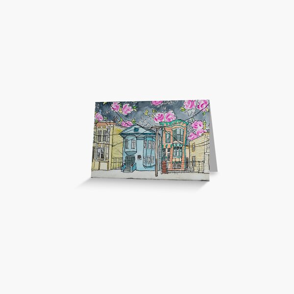 San Francisco Houses #2 Greeting Card