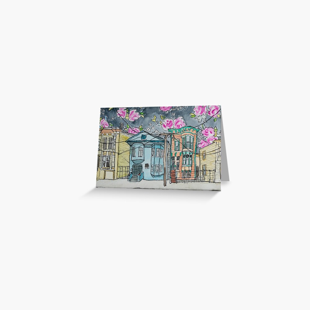 San Francisco Houses #2 Greeting Card