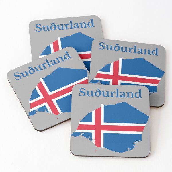 Item preview, Iceland Southern Region Map. designed and sold by marosharaf.