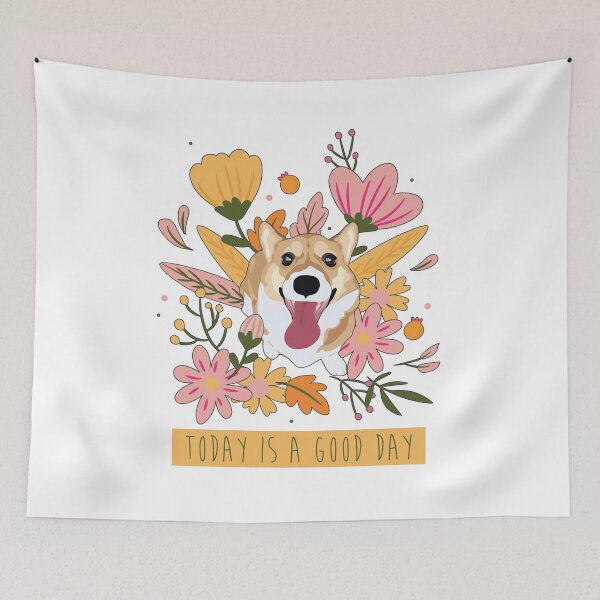 Item preview, Positivity Corgi - Today Is a Good Day designed and sold by MaplewoodMerch.