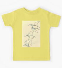 Sketching birds Kids Tee