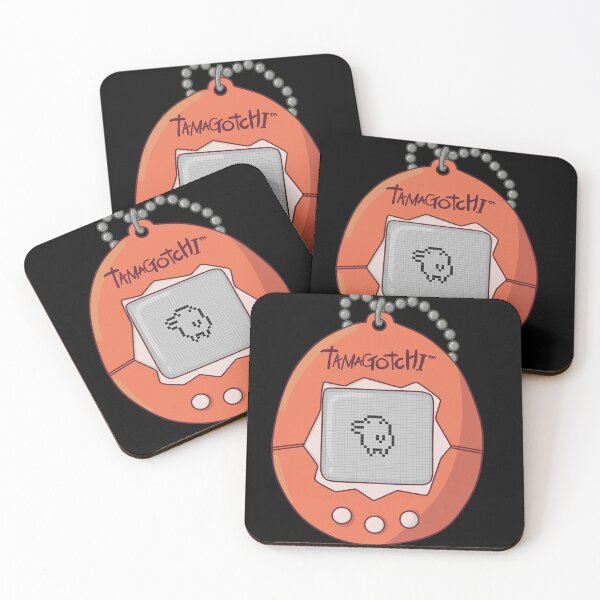 Item preview, Old School Tamagotchi | Neon Orange Kuchipatchi designed and sold by julipjulip.