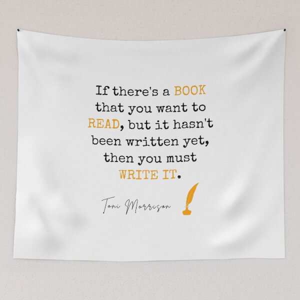 Item preview, If There's A Book - Toni Morrison Quote designed and sold by BeakHouse.