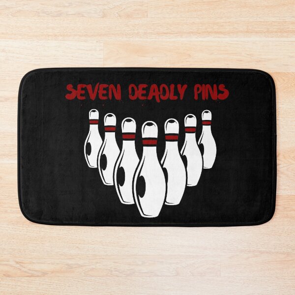 Item preview, Seven Deadly Pins (Bowling) designed and sold by GoaTeeGram.