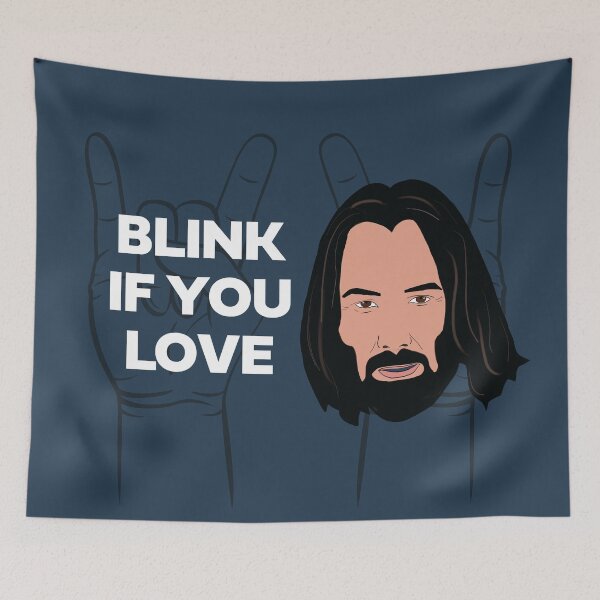 Item preview, Blink If You Love Keanu / Rock and Roll  designed and sold by hazelbasil.