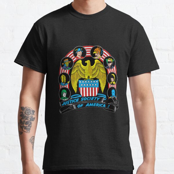 justice society of america t shirt