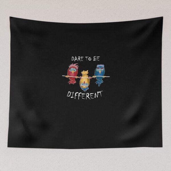 Item preview, Dare to be different Gay Rebel Autism Unique Rainbow designed and sold by Alex Cuttell.