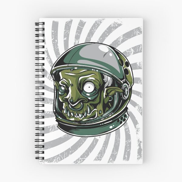 Aperçu de l'œuvre Psychédélique Alien Zombie Astronaut créée et vendue par Jordan Santamaria.