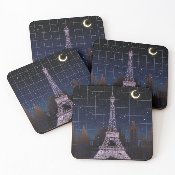 Item preview, Paris Eiffel Tower Night Sky designed and sold by Milzbh.
