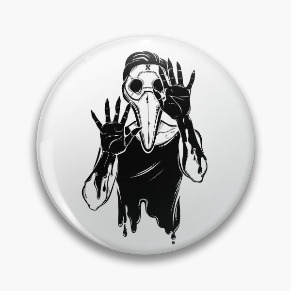 Item preview, Symbol of a health crisis, epidemic virus disease outbreak as a human corpse monster in a plague doctor mask. designed and sold by quantaarcana.