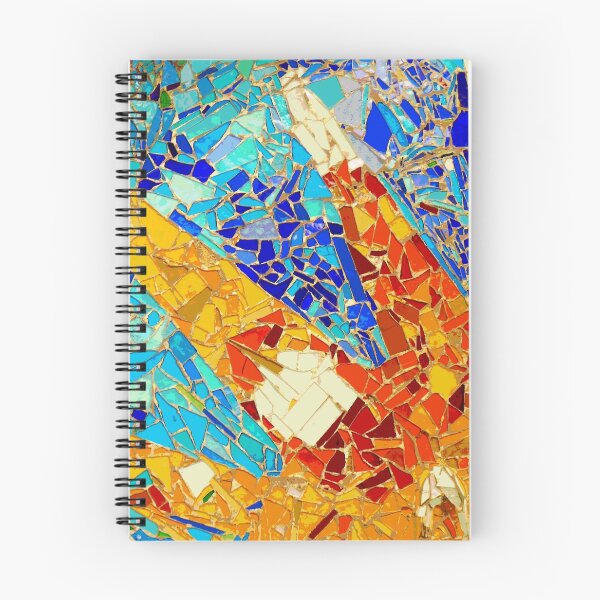Item preview, Sun mosaic spain park guell barcelona trencadis mosaic designed and sold by LolioGifts.