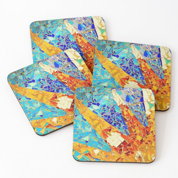Item preview, Sun mosaic spain park guell barcelona trencadis mosaic designed and sold by LolioGifts.