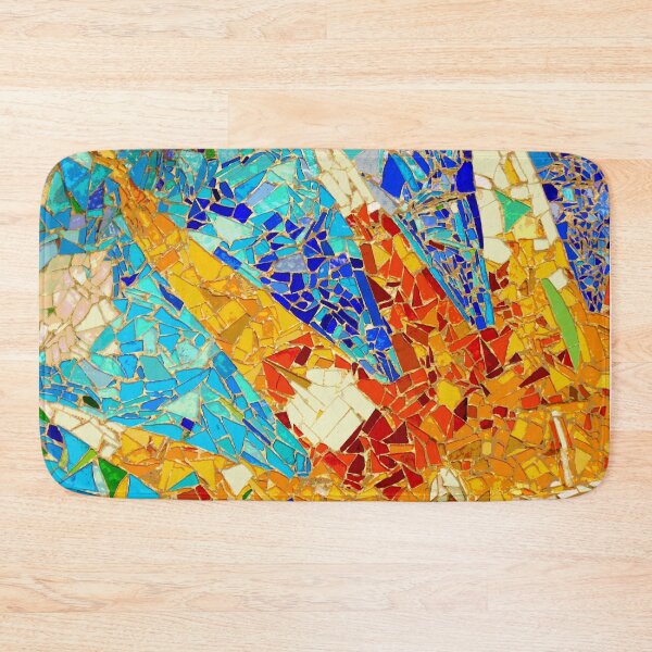 Item preview, Sun mosaic spain park guell barcelona trencadis mosaic designed and sold by LolioGifts.
