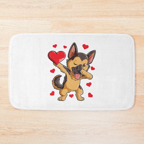Item preview, Dabbing German Shepherd Valentines Day designed and sold by zedbubblez.