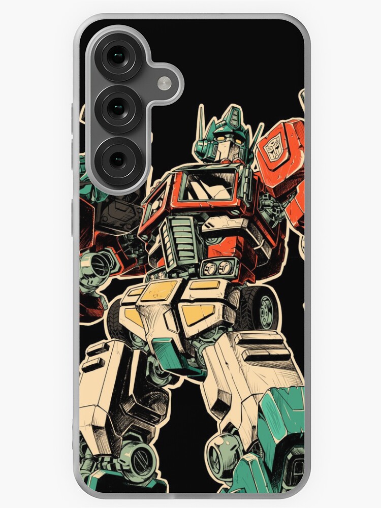 Thumbnail 1 of 4, Samsung Galaxy Phone Case, full-length Optimus Prime in retro style designed and sold by Ignat01.