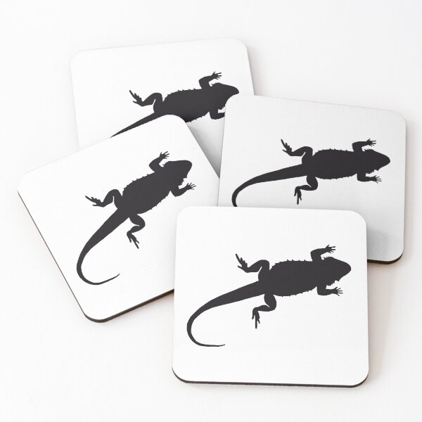 Item preview, Bearded Dragon Silhouette designed and sold by PrileyRileyArt.