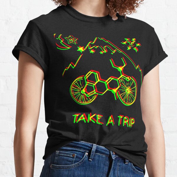 Bicycle Day 1943 Lsd Take A Trip Classic T-Shirt