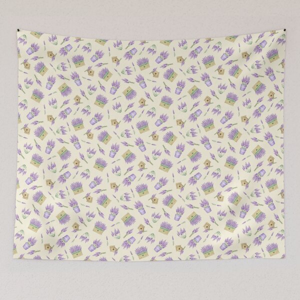 Item preview, lavender flowers, birdhouse, box, bunch of flowers. spring lavender beauty designed and sold by IriSev.