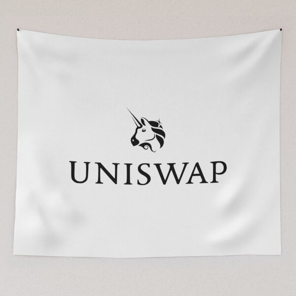 Item preview, Cryptocurrency: Uniswap (UNI) black designed and sold by Bouzdesigns.