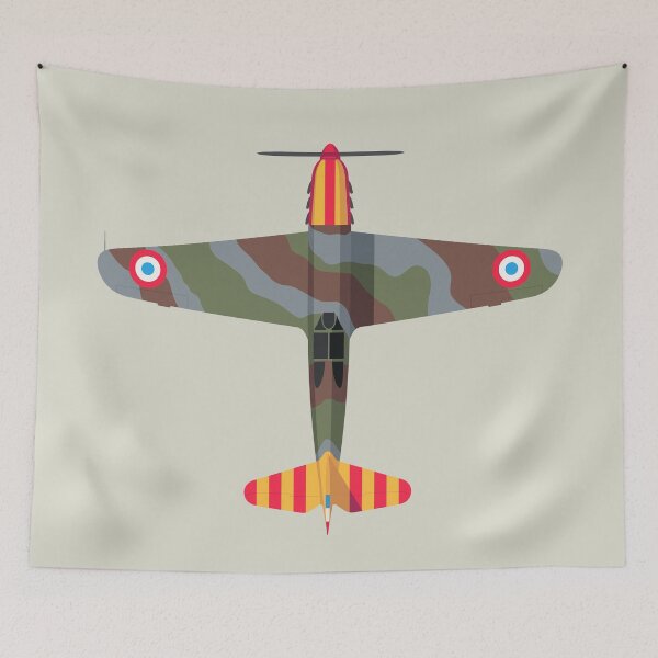Item preview, D.520 French WWII Fighter Aircraft - Olive Stripe designed and sold by VoodooCircus.